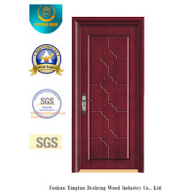 Simplified Chinese Style MDF Door for Interior with Solid Wood (xcl-029)